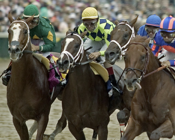 Soverignty’s Jockey, Junior Alvarado, has faced criticism for his treatment of the horse.
